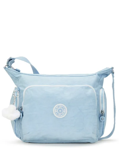 kipling GabbLarge Crossbody Bag with Adjustable Straps Frost Blue- BlI5740LZ8