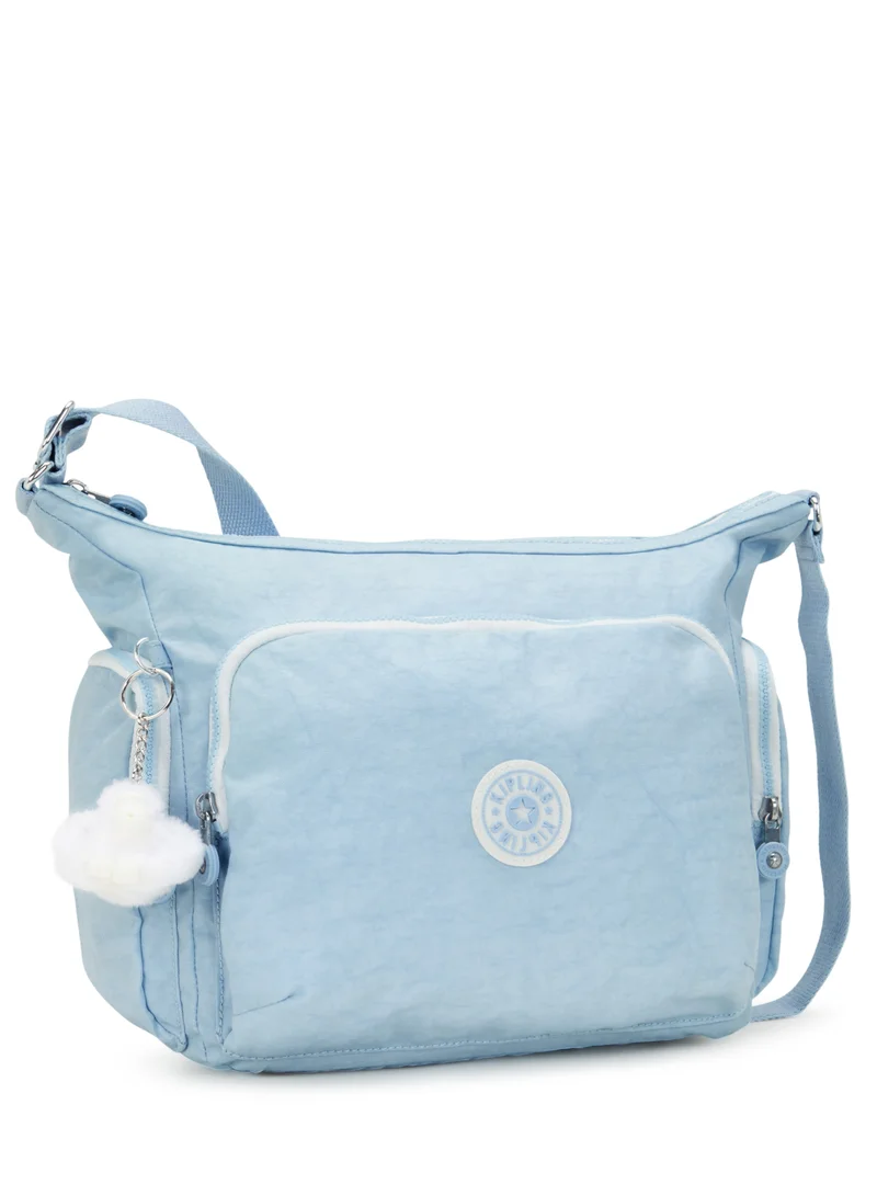 kipling GabbLarge Crossbody Bag with Adjustable Straps Frost Blue- BlI5740LZ8