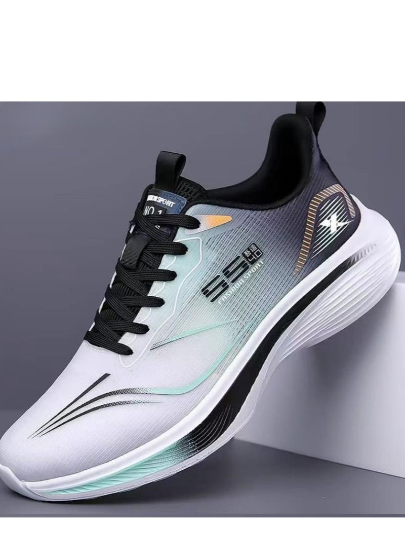 XTEP - Men's Mesh Ultra Light Carbon Plate Shock-Absorbing Racing Running Shoes - Image 1