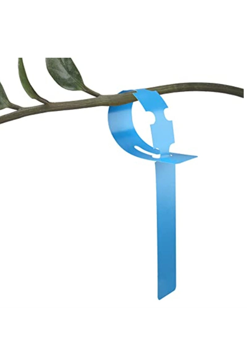 Zikra Plant Labels Plastic Plant Around Tree Tags Hanging Garden Tags Waterproof Plant Tags for Garden Yard, Nursery Garden Lables, Adjustable and Reusable Nursery Garden Labels Tags 100 Pcs - Image 2