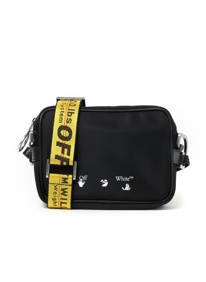 OFF-WHITE -WHITE c/o VIRGIL ABLOH™ Logo Print Crossbody Bag - Image 1