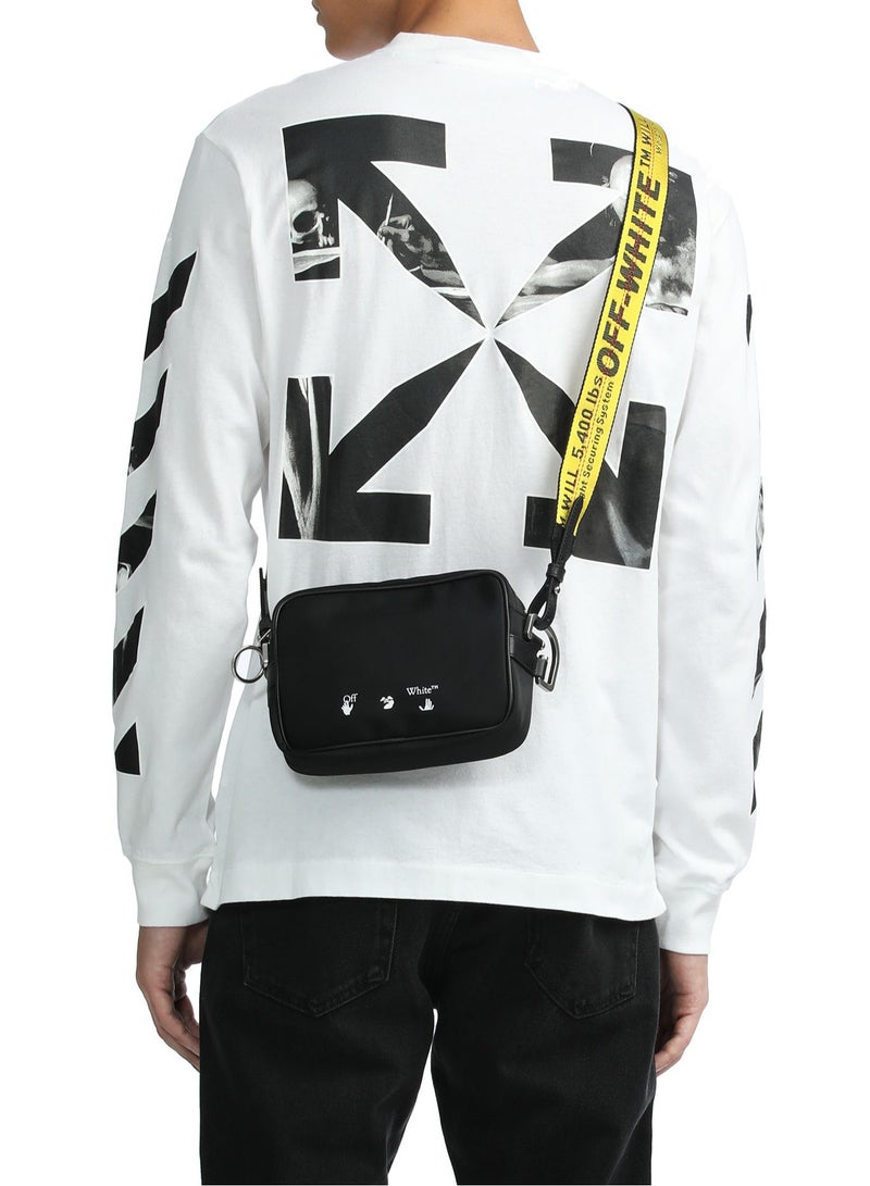 OFF-WHITE -WHITE c/o VIRGIL ABLOH™ Logo Print Crossbody Bag - Image 2