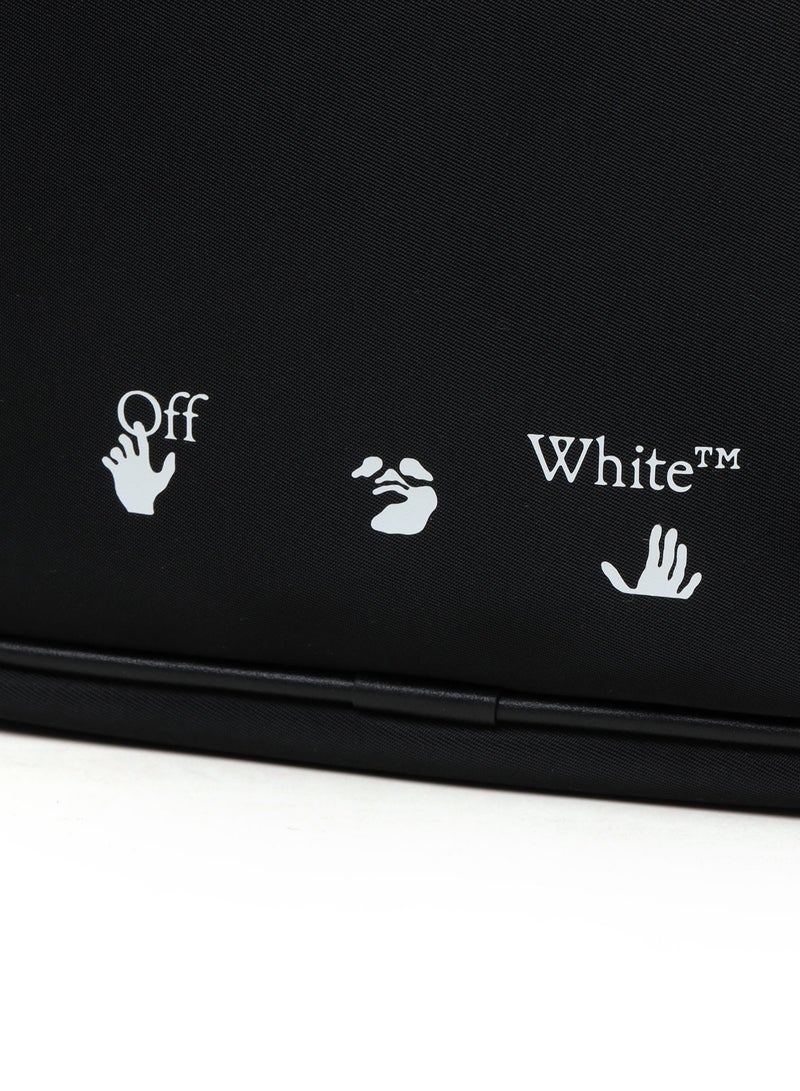 OFF-WHITE -WHITE c/o VIRGIL ABLOH™ Logo Print Crossbody Bag - Image 4