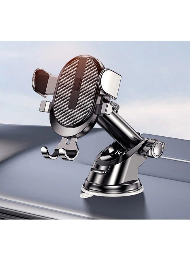 TodyJeyHo Car Phone Holder Mobile Smartphone Cellphone Bracket Tablet Vehicles Mount Stand GPS for iPhone 14/15/16 Xiaomi Huawei Samsung, BLACK  - Image 2