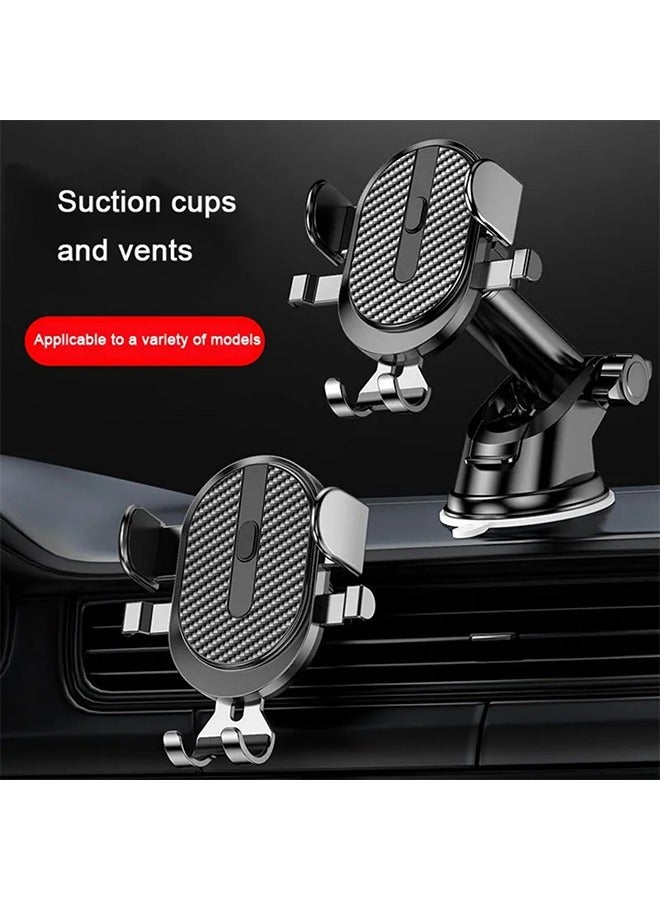 TodyJeyHo Car Phone Holder Mobile Smartphone Cellphone Bracket Tablet Vehicles Mount Stand GPS for iPhone 14/15/16 Xiaomi Huawei Samsung, BLACK  - Image 3