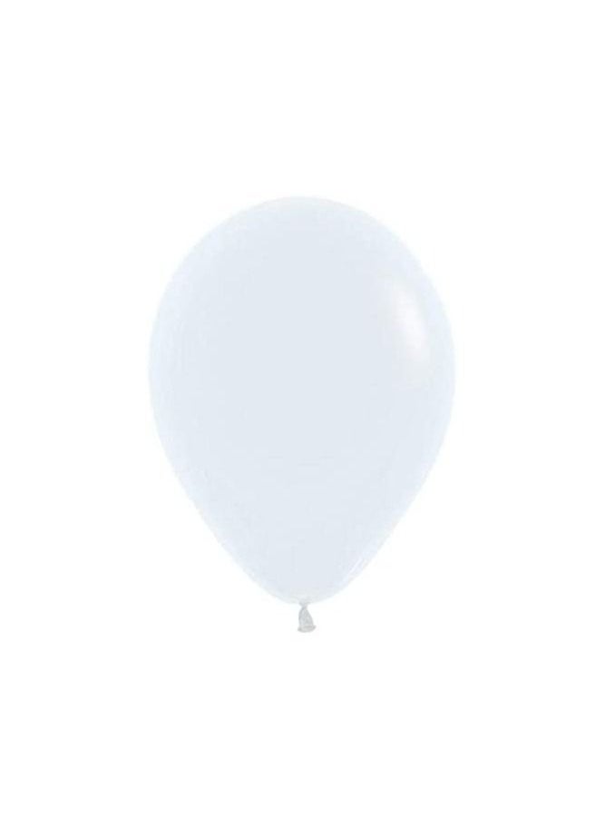 Sempertex Round 5" Latex Balloons, White - 50 Pieces for home decoration and party fun - Image 2