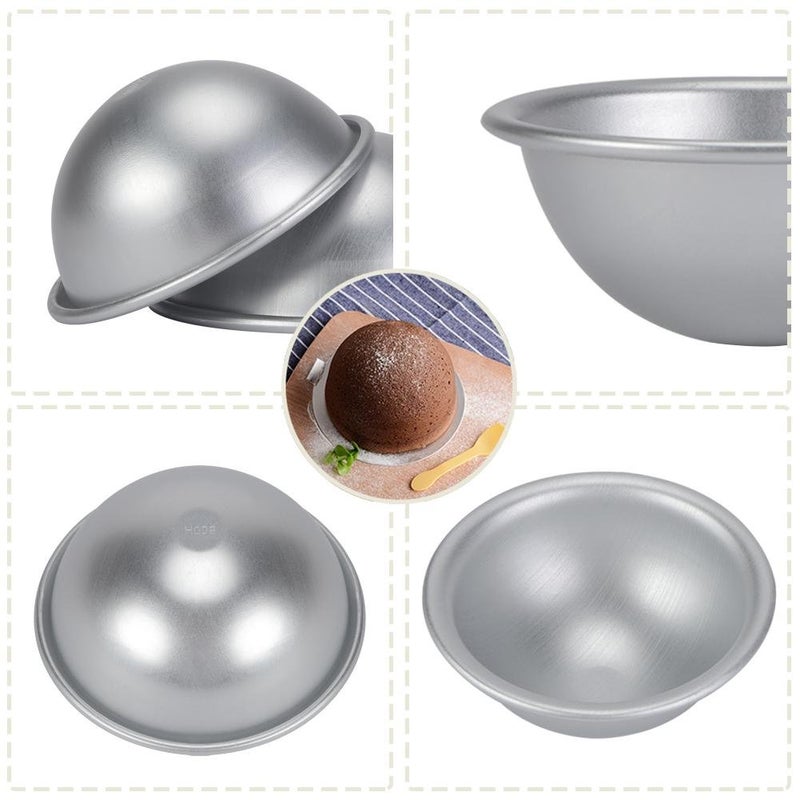 Fydun Aluminum Chiffon Cake Pan, 10.5 x 4.5 cm, Silver, Dome, Round, Nonstick, Formal, Decorative - Image 4