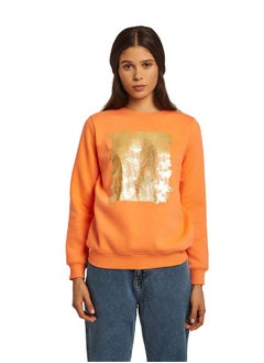 Fancy Round Neck Regular Printed Sweat Shirt
