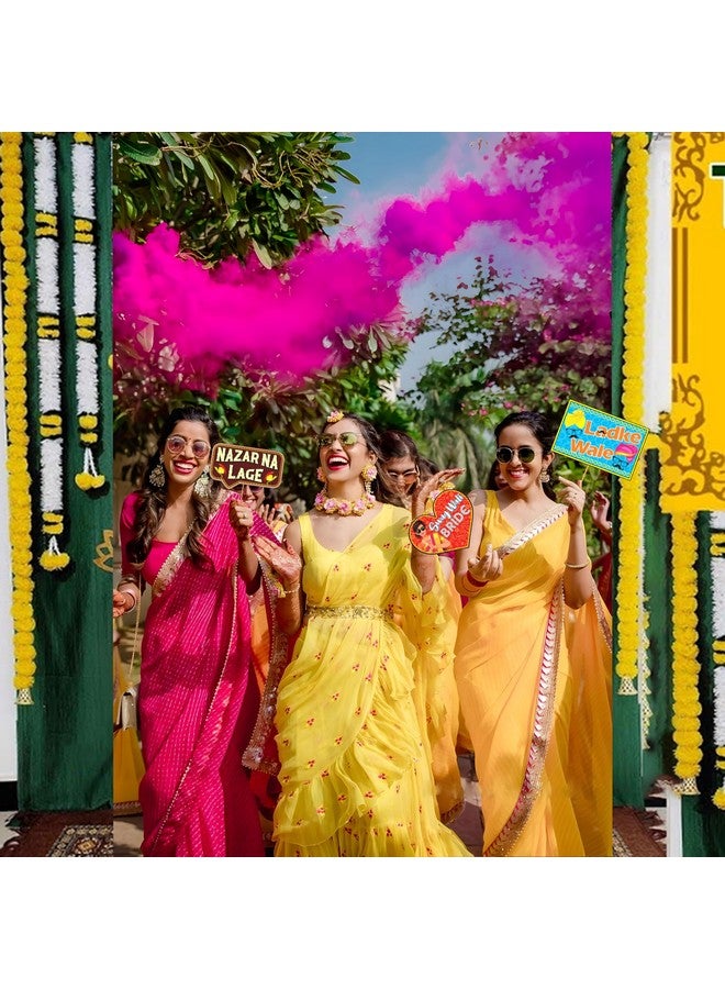 Wobbox Haldi Ceremony Props, Haldi Props for Bride, Haldi Decoration Items for Marriage-FP2454 - Image 5