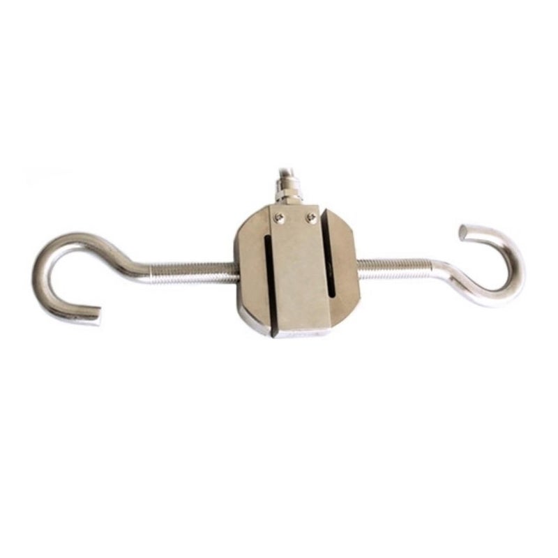 S Type Strain Gauge Load Cell Tension Pressure Sensor 100kg With A Pair Of Hooks - Image 1