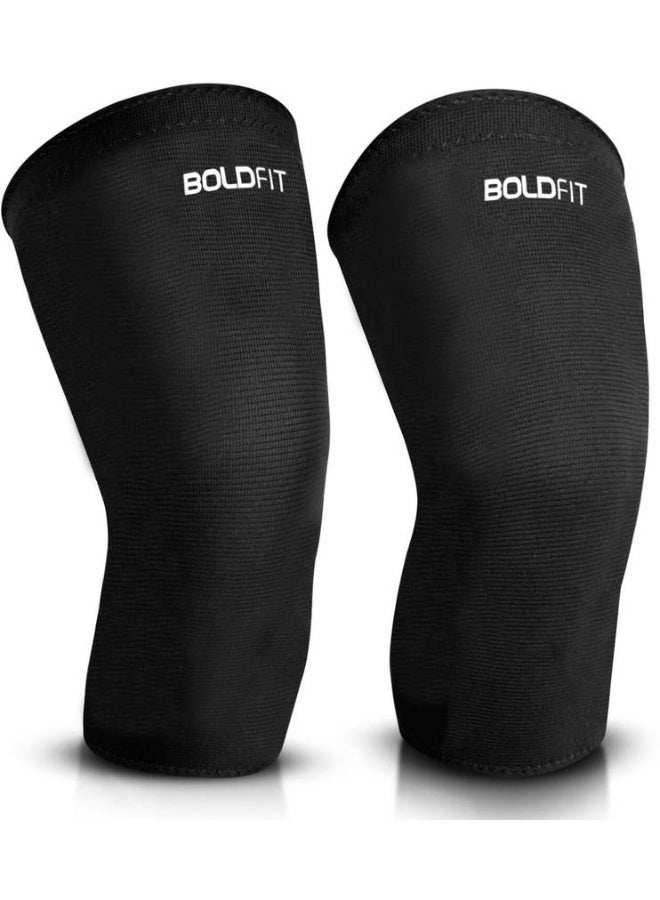 BOLDFIT BOLDFIT Knee Cap for Knee Pain for Women Men Gym for Sports Pain Knee Support  (Black)  - Image 1
