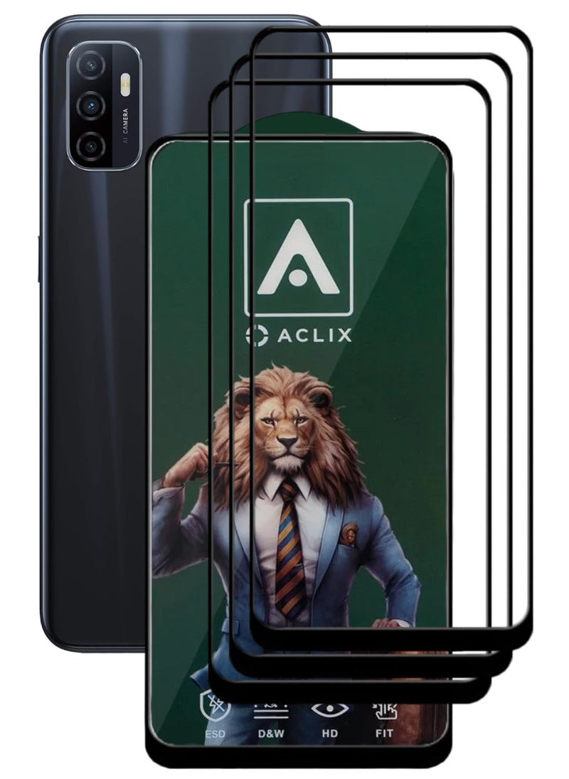 أكاليكس 3 قطع، حماية شاشة،  لهاتف اوبو  A53، جودة ممتازة. - Image 1