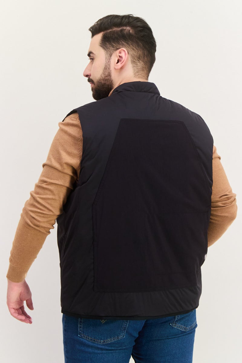 Adidas Men Sportswear Fit Sleeveless Outdoor Jacket, Black - Image 3