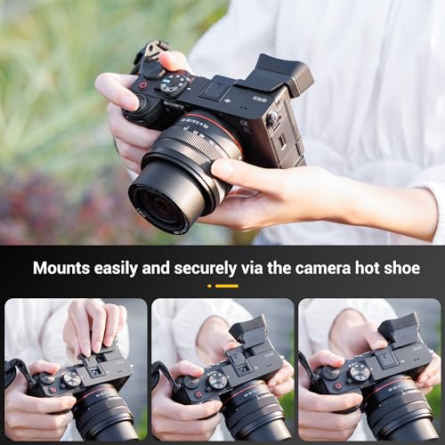 Kiorafoto A7CII A7CR Eyecup Eyepiece, Soft Silicon Extended Camera Eye Cup Viewfinder Special Designed for Sony Alpha A7CII A7CR Camera(Not Fits A7C), Not Scratch The Camera Body & Not Affect The Use of Screen - Image 2