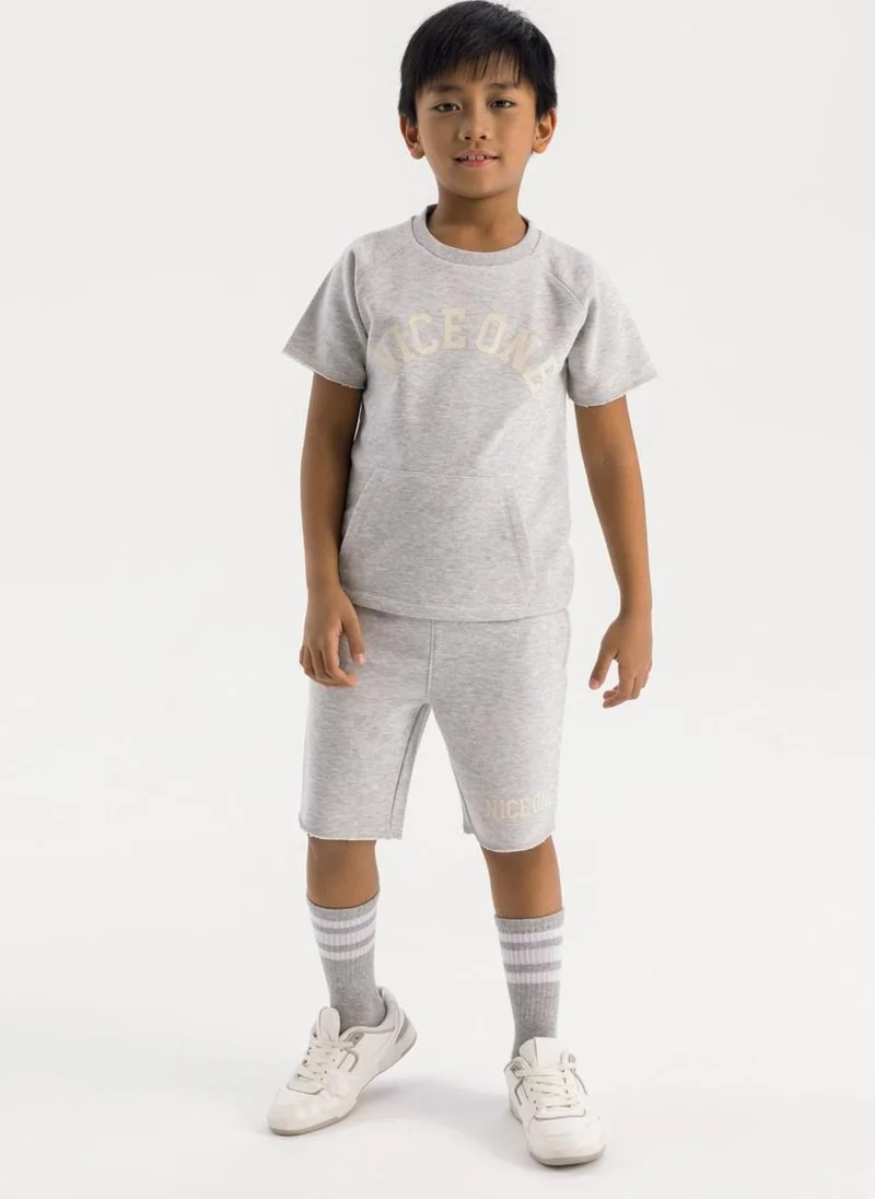 MINOTI KIds Short Sleeve T-Shirt and Shorts Set