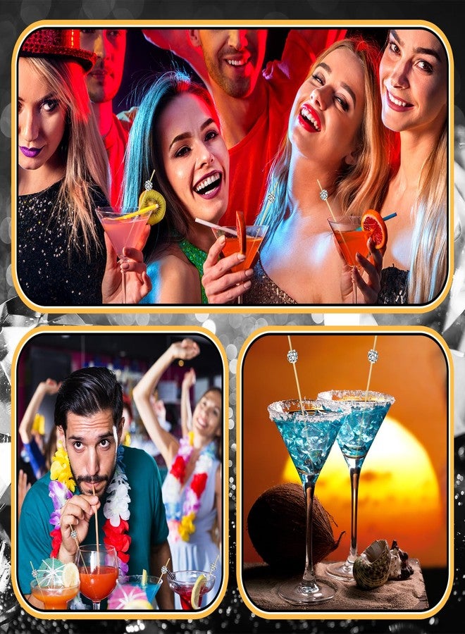 FillTouch 100 Pack Cocktail Picks cute red Cake Decorations Bamboo Cocktail Sticks Decorative Food Desserts Cupcake Toppers for Party Birthday Decoration - Image 5