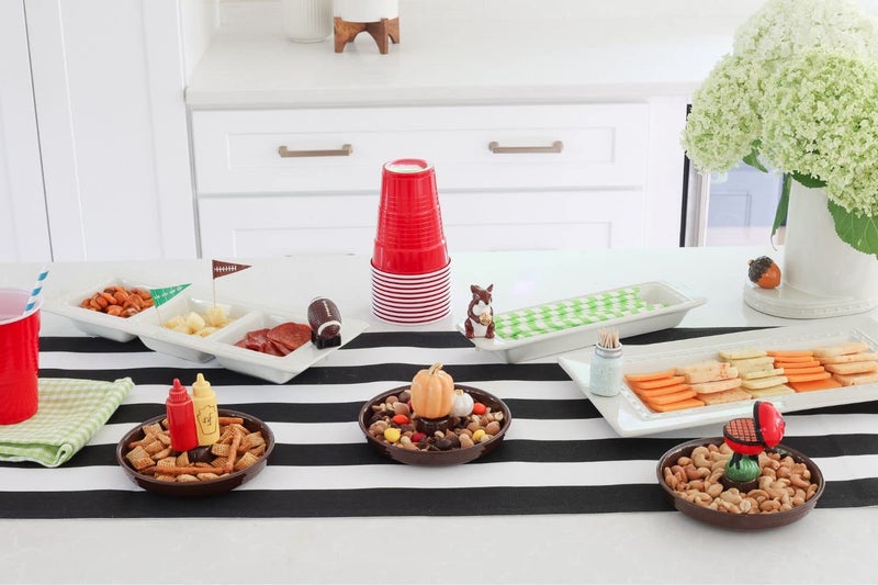 nf nora fleming Nora Fleming Touchdown (Football) - Hand-Painted Ceramic Game Day Decor - Minis for The Home and Office - Image 3