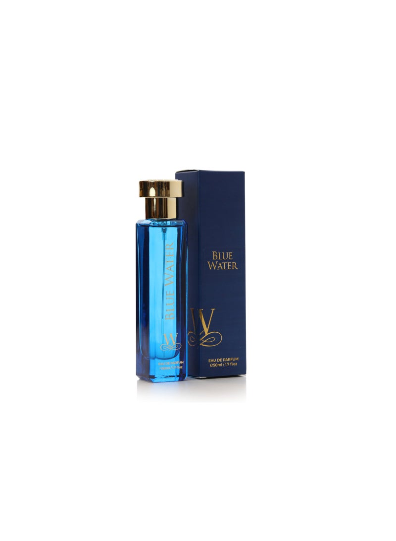 WORLD GOLDEN PERFUMES Exquisite Blue Water Eau De Parfum - 50ml by WORLD GOLDEN PERFUMES  - Image 1