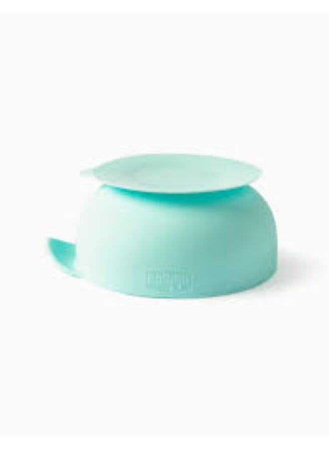 Chicco Take Eat Easy Silicone Bowl 6m+ Teal - Image 3