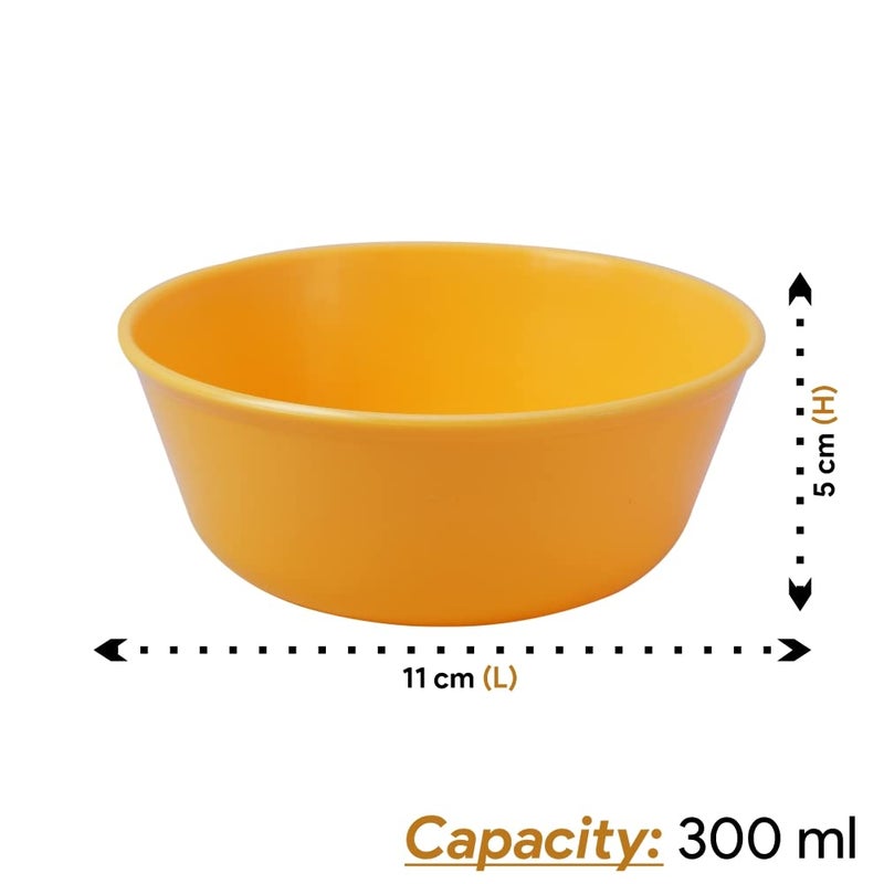 Wonder Homeware Sigma 300 Bowl Set, 8 pc Bowl 300 ml, Red Cyan Yellow Green Color - Image 3