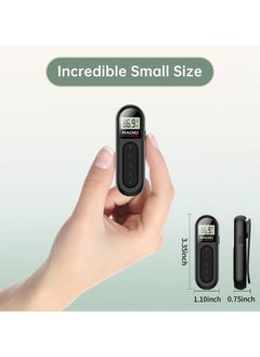 DAX STAR FM Walkman Radio Portable Radio,LED Display FM Rechargeable Pocket Portable With Back Clip Automatic for Collar, Pocket  - Image 5