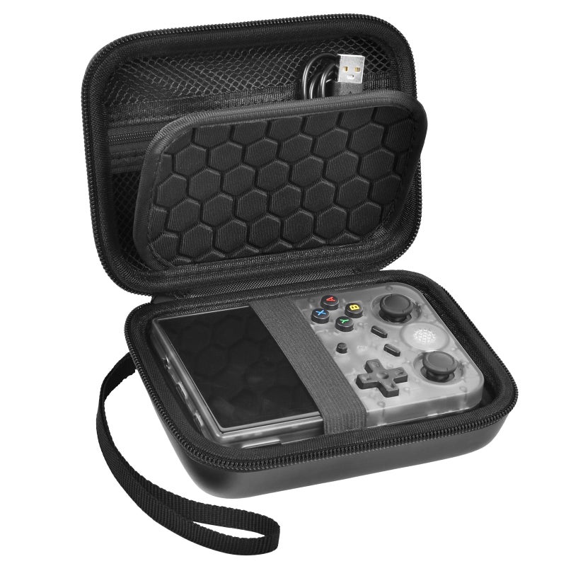PAIYULE Travel Case for R36S/ RG353V/ RG353VS/ Game Boy Retro Handheld Game Console, Handheld Emulator Storage Holder Organizer, Android Game Console Carrying Bag (Box Only) - Image 1