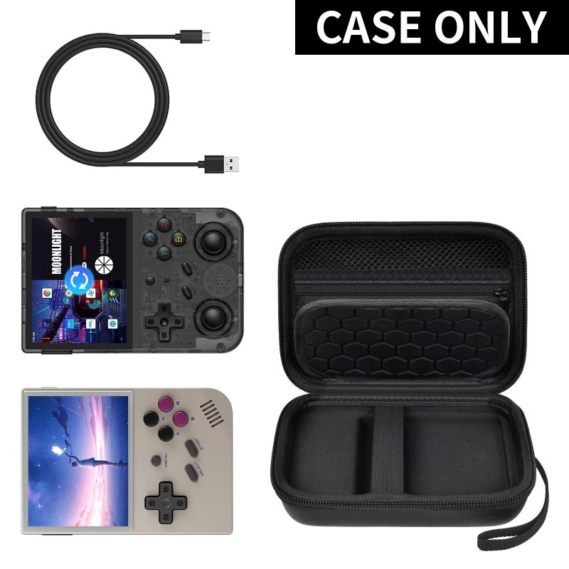 PAIYULE Travel Case for R36S/ RG353V/ RG353VS/ Game Boy Retro Handheld Game Console, Handheld Emulator Storage Holder Organizer, Android Game Console Carrying Bag (Box Only) - Image 2