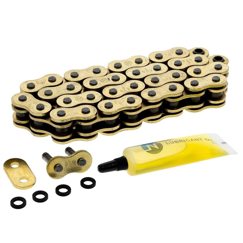 NICHE Gold 520 X-Ring Chain 36 Links with Connecting Master Link - Image 1