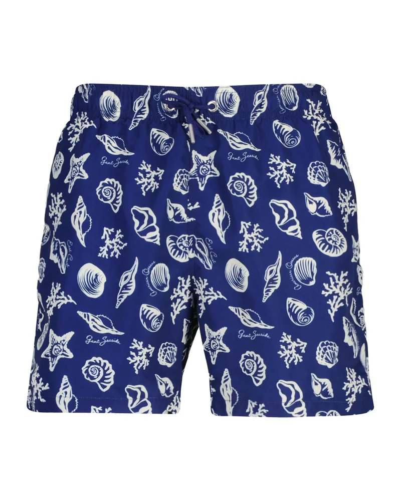 Seashell Print Swim Shorts