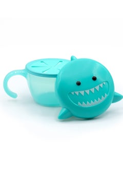 melii Snack Container With Removable Finger Trap For Kids - Shark Design  - Image 1