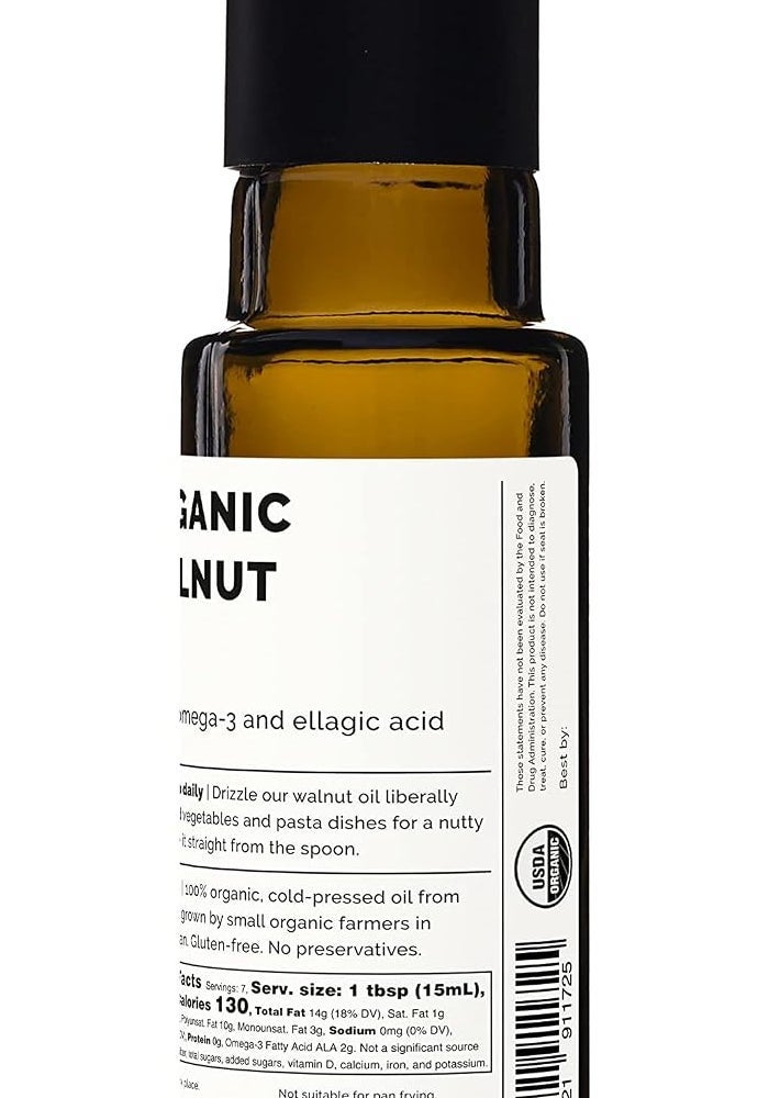 Erbology Organic Walnut Oil - Cold-Pressed, Non-GMO, 100ml - Image 5