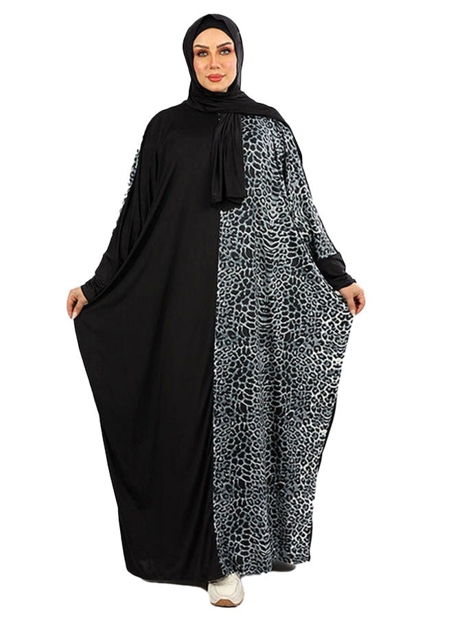 زمرد ثوب صلاة چيرسيه سعودي عملي مع غطاء الرأس من زمرد فاشون  - Image 2
