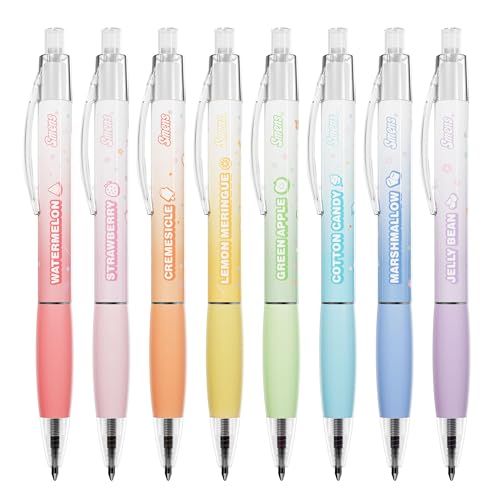 Scentco Simply Delightful Smens - Patented Gourmet Scented Black Gel Ink Pens, Medium Point, 8 Count - Fun, Cute, Cool, Smelly Pens for Kids - Image 5