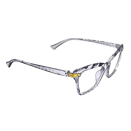 Peter Jones Cateye Computer Glasses for Men Women with Zero Power Blue Light Blocking Glare Lenses (SIZE MEDIUM) AG255 - Image 3