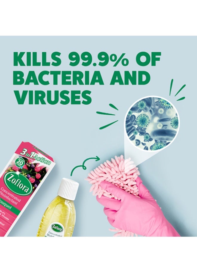 زوفلورا مطهر مركز متعدد الأغراض من بوكيه، لون وردي، ۵۰۰ مل - Image 2