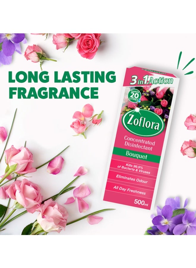 زوفلورا مطهر مركز متعدد الأغراض من بوكيه، لون وردي، ۵۰۰ مل - Image 3