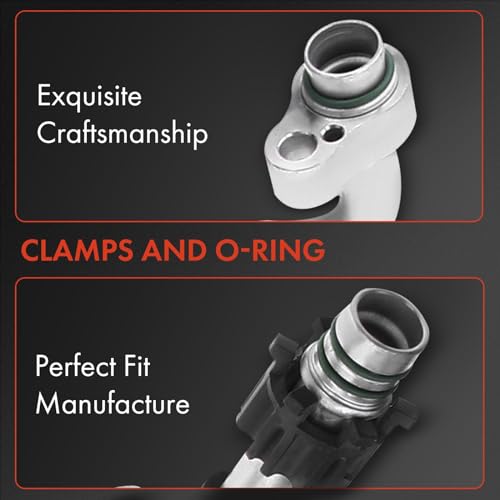 A-Premium A/C Suction Line Hose Assembly Compatible with Mitsubishi Eclipse 2006-2009, Galant 2007-2012, L4 2.4L, Compressor to Evap - Image 3