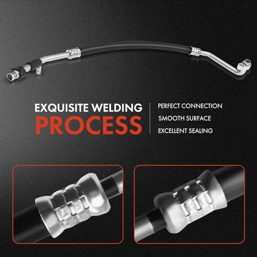 A-Premium A/C Suction Line Hose Assembly Compatible with Mitsubishi Eclipse 2006-2009, Galant 2007-2012, L4 2.4L, Compressor to Evap - Image 5