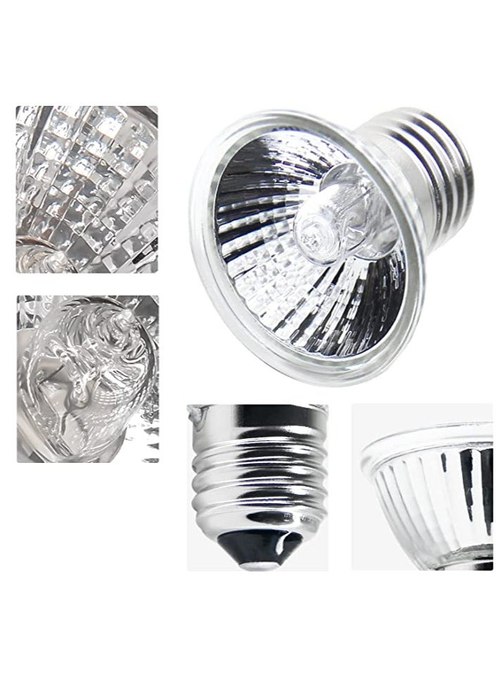 Generic - 4 Pack UVA,UVB Bulbs Heat and Light for Reptiles and Amphibian inTanks Terrariums and Cages Works with Various Lamp Fixtures (2 PACK 25W, 2 PACK50W) - Image 1