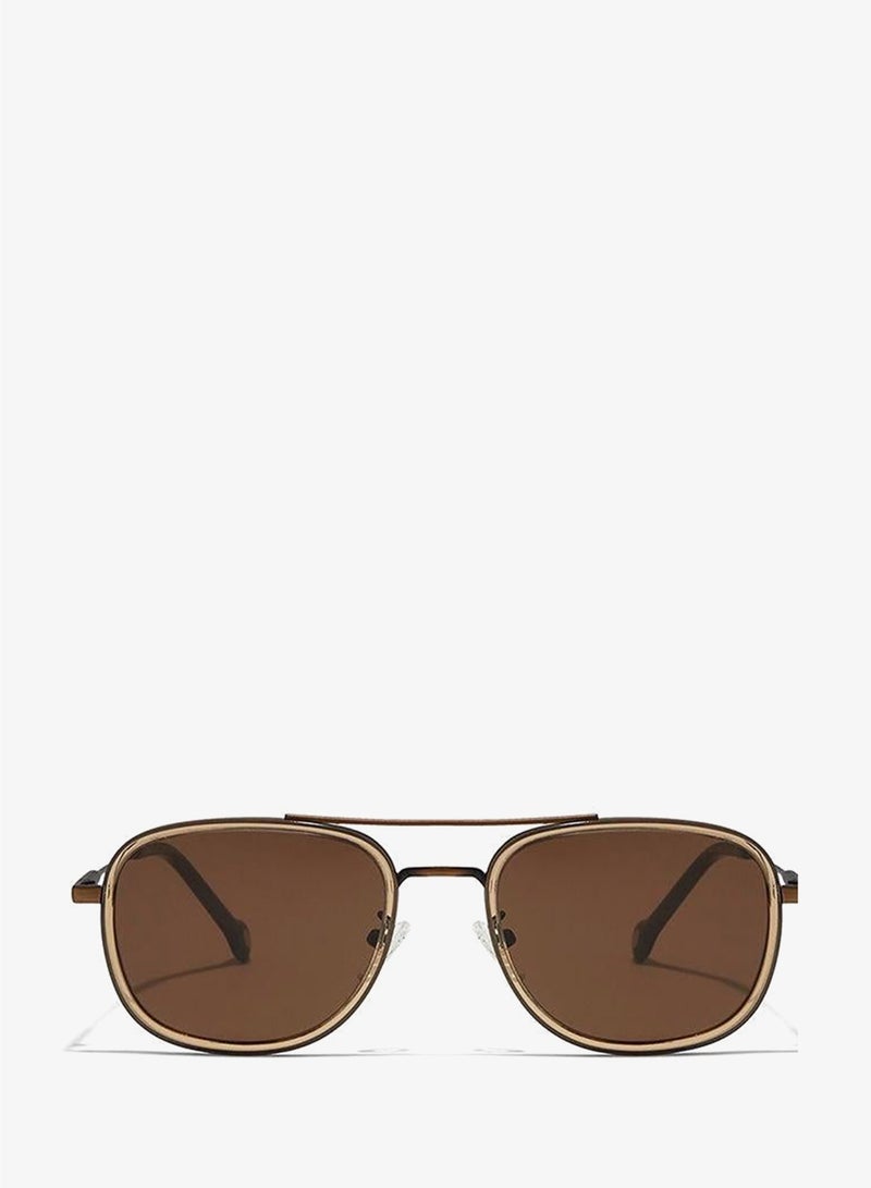 30Sundays NOSTALGIA,Men Sunglasses, Rectangle Sunglasses, UV Protection: UV400 (Brown,Brown) - Image 2