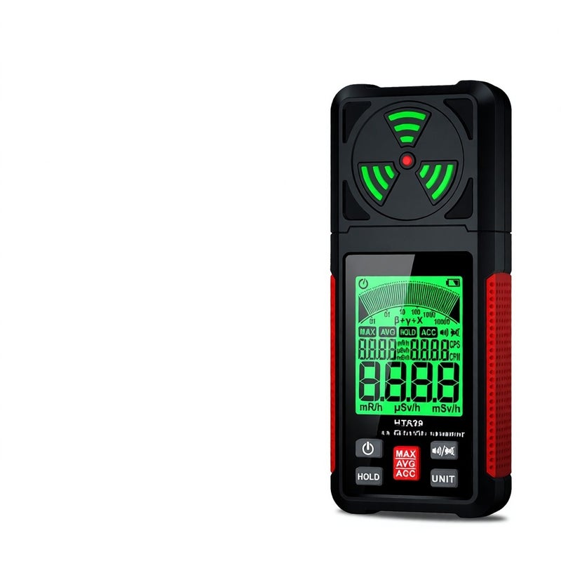 HABOTEST HT629 Nuclear Radiation Detector Geiger Counter X-ray Y-ray β-ray Detector LCD Display Marble Tester Personal Dosimeter - Image 5