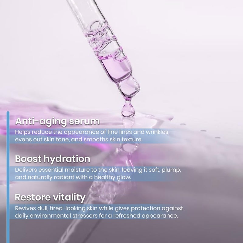 Lass Natural 1 Retinol Face Serum for Improve Fine Line Brightening Glowing Skin and Deep Nourishment Repair and Revive Aging Skin30ml - Image 3