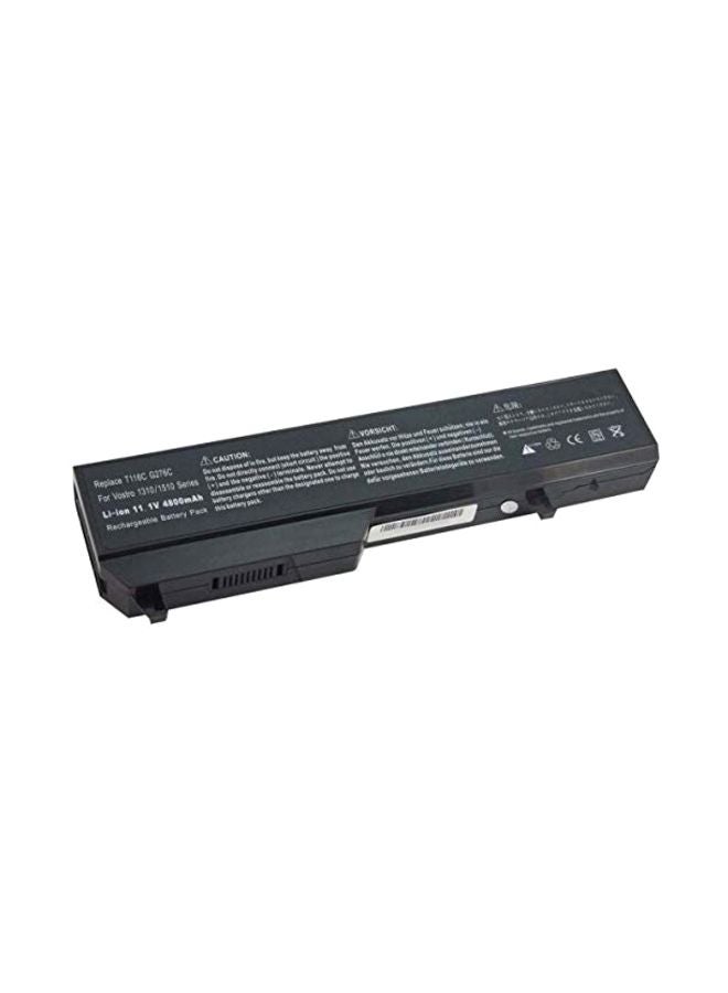 4400 mAh Replacement Laptop Battery For Dell Vostro 1310 Black