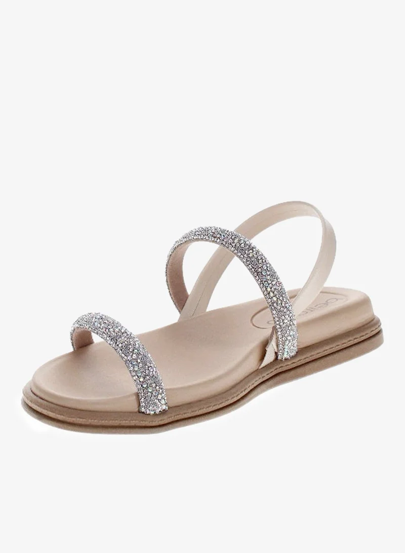 Beira Rio Crystal Sandals for Women with Back Strap – Stylish & Supportive sling Back Ladies Sandals for Women | Best Price UAE