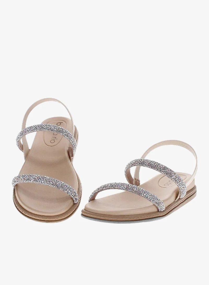 Beira Rio Crystal Sandals for Women with Back Strap – Stylish & Supportive sling Back Ladies Sandals for Women | Best Price UAE