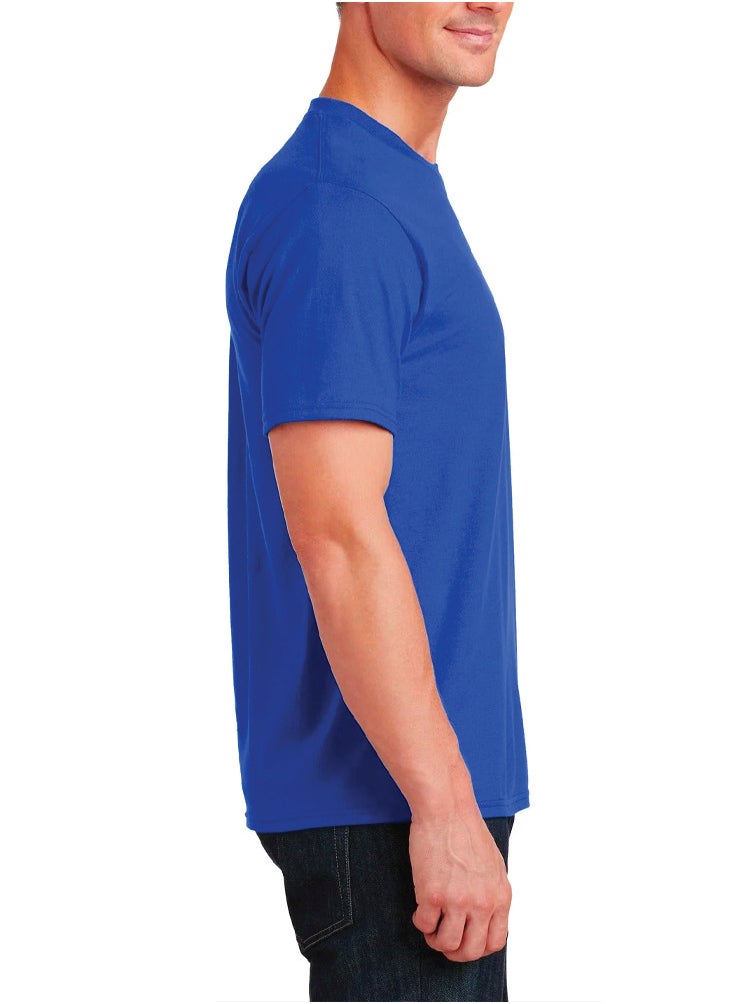 PRINTSHOP4ME - Autism Awareness Adult T-Shirt for Mens - Round Neck Short Sleeve Cotton T-Shirt - Men's T-Shirt for Autism Acceptance - Puzzle Piece Awareness Tshirt - Image 1