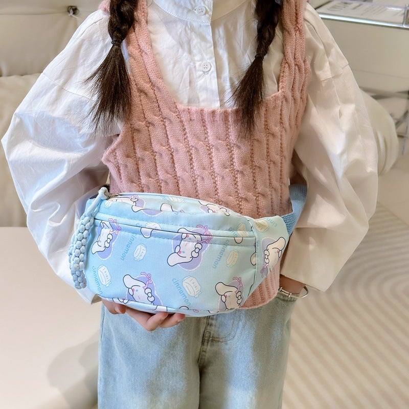 Children'S Waist Bag Puppy Shoulder Bag New Style Fresh Cartoon Children'S Chest Bag Large Capacity Macaron Casual Bag - Image 5