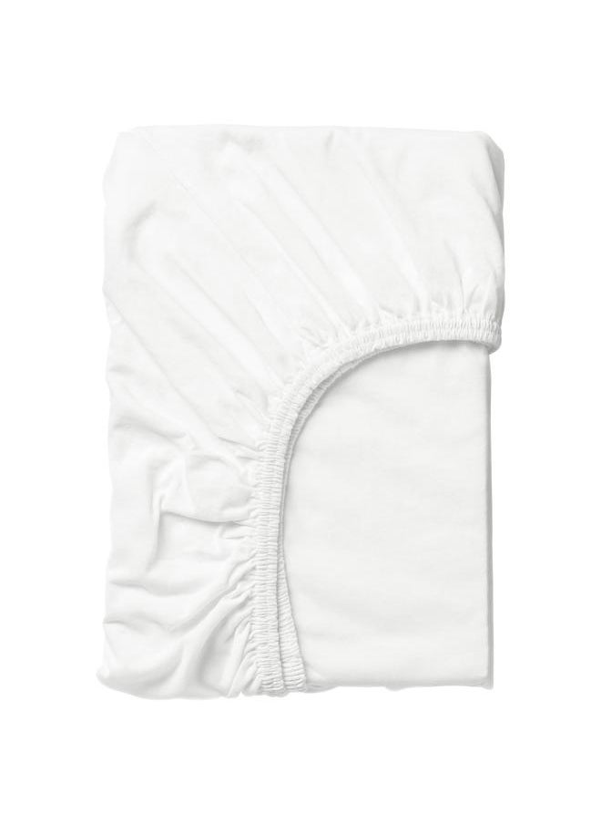 Generic Fitted sheet, white, 80x165 cm  - Image 1