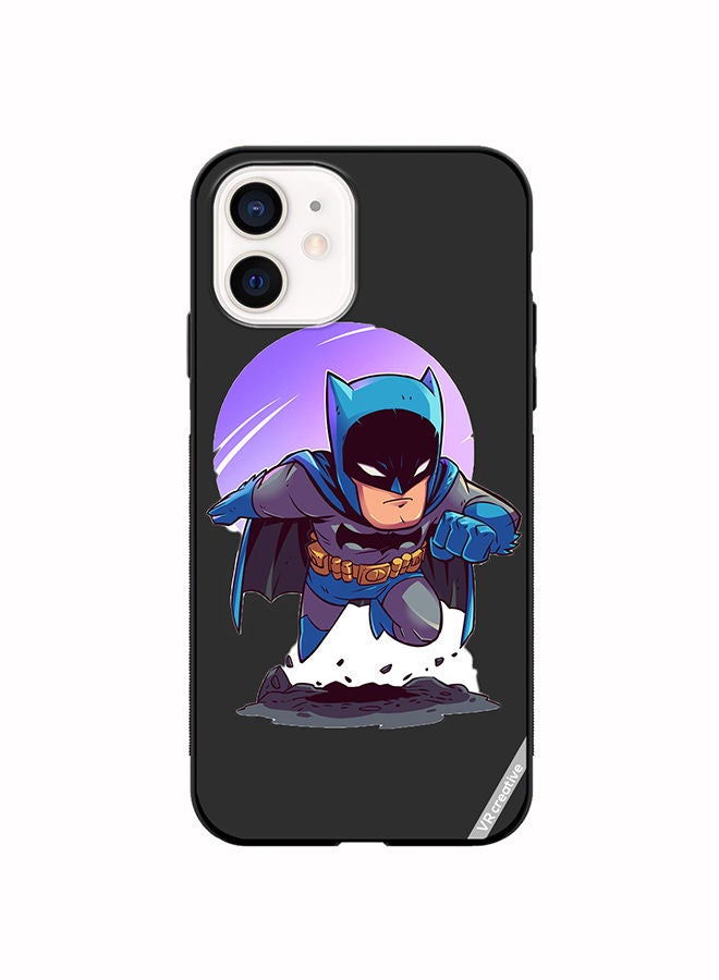VR CREATIVE Protective Case Cover For Apple iPhone 12 mini Superhero Batman Design Multicolour - Image 1