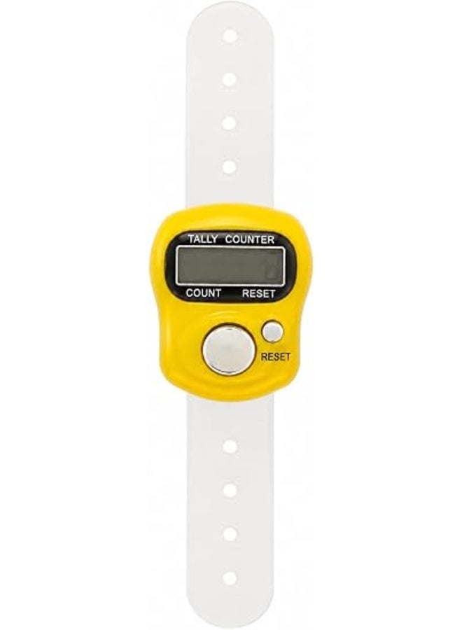 First Choice Digital Finger Tally Counter, Electronic Tasbeeh & Lap Counter with Adjustable Strap, LCD Display & Reset Button for Prayer, Sports, Inventory & Crafts - Image 1